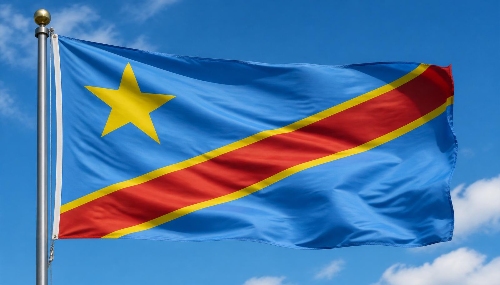 Flag of the Democratic Republic of the Congo